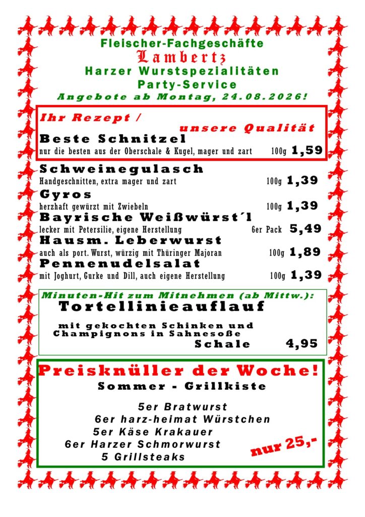 Angebote Woche 35 kw 24.08.2026 A4