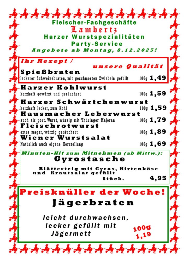 Angebote Woche 8.12 50KW A4 2025