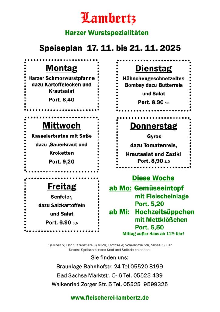 Speiseplan neu 17.11.2025